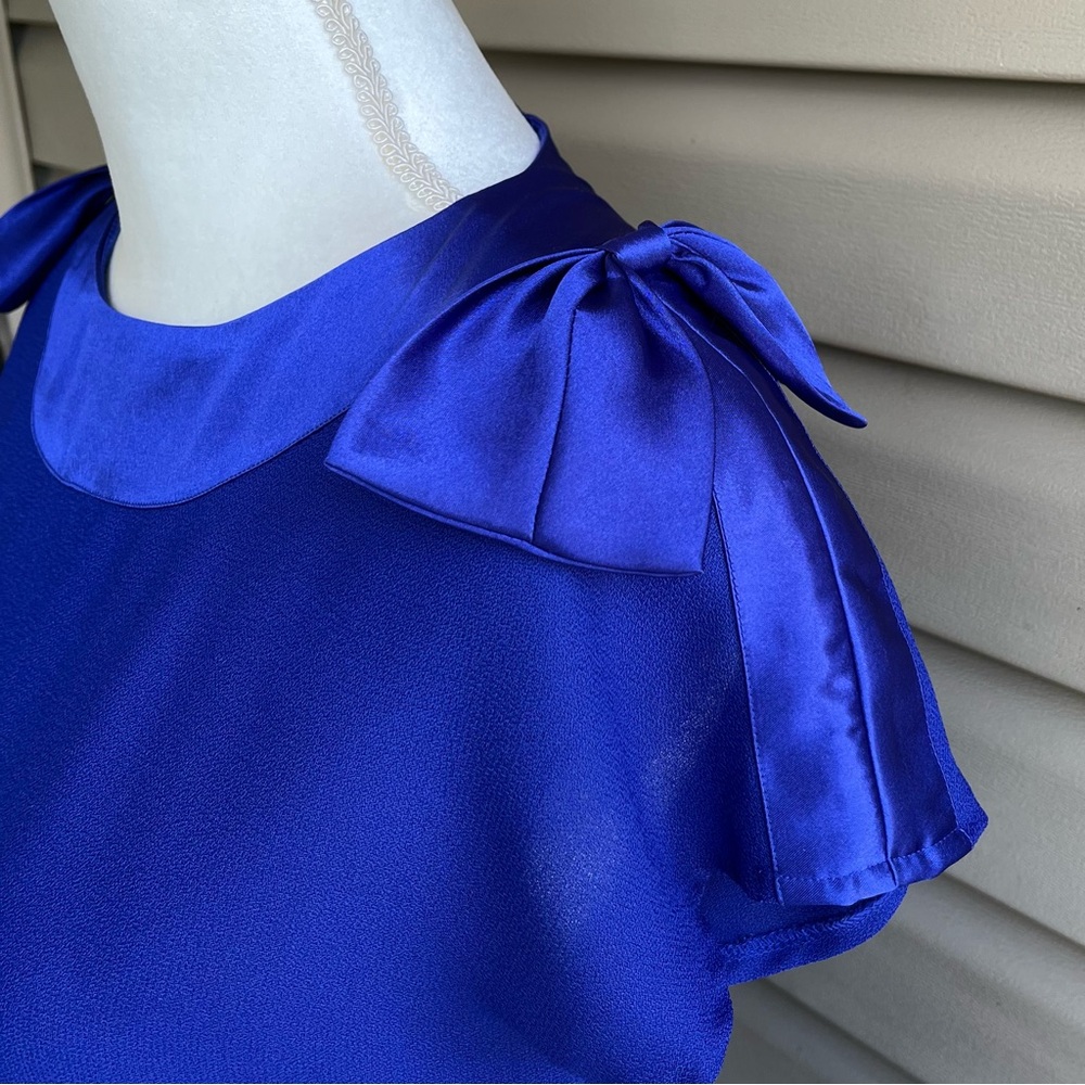 •Allison Smith• Vintage Royal Blue Event Dress - Size 6P - Picture 4 of 9